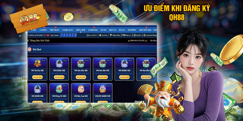 Lý do nên đăng ký nhà cái QH88
